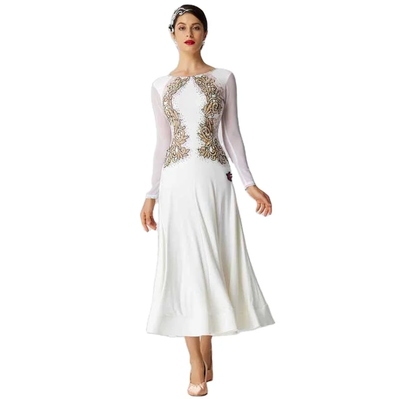 white christmas dresses JR-D2V Girls Velvet Standard Dress for Women main image 1
