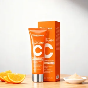 OEM Deeply Pore-Cleansing Whitening VC Hyaluronic Acid Face Wash Amino Acid Facial Cleanser Refreshing Deep Cleansing