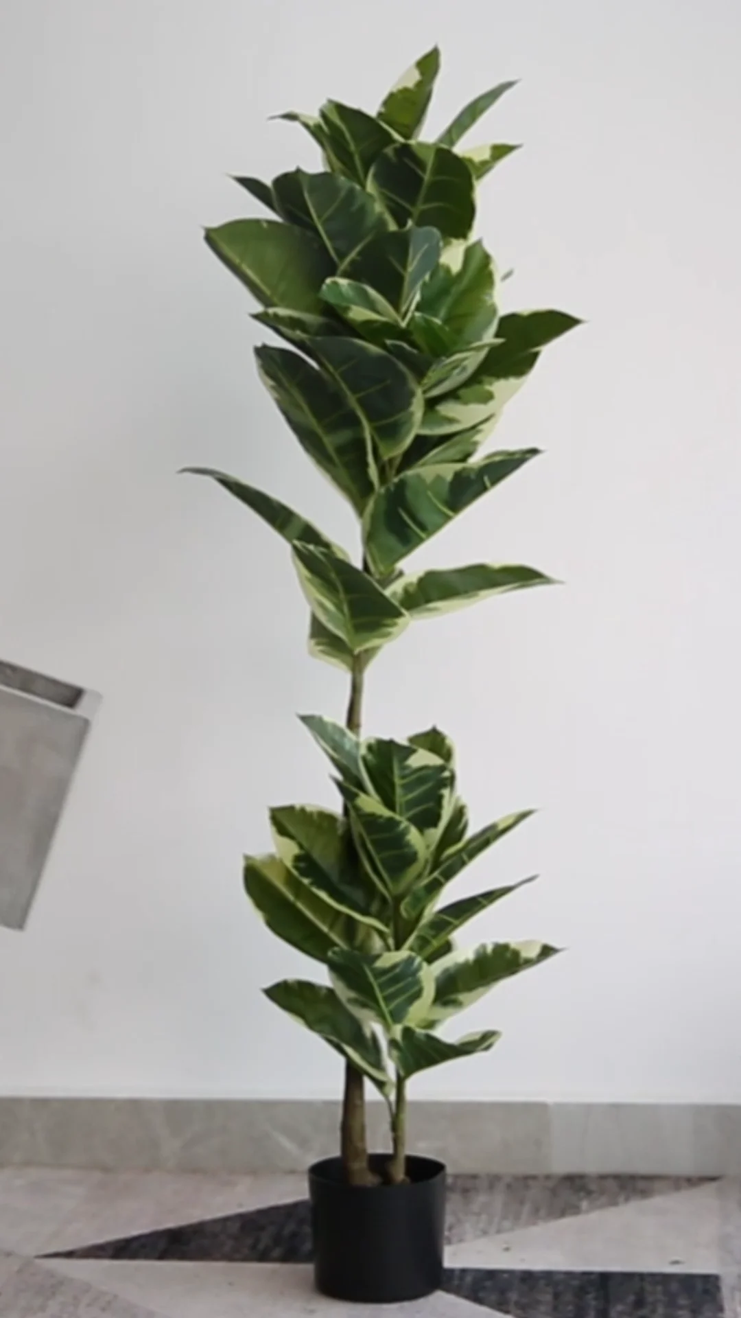 wholesale new design indoor decoration artificial rubber tree