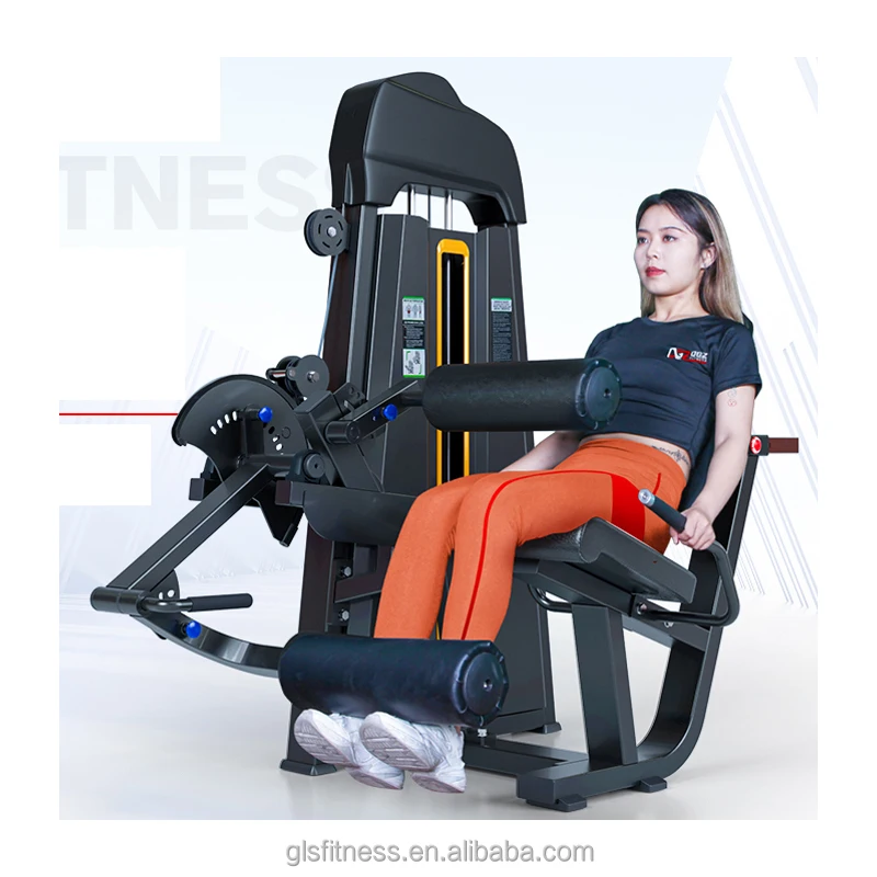 Seated Leg Curl/leg Extension Machine Glsfitness Back Trainer