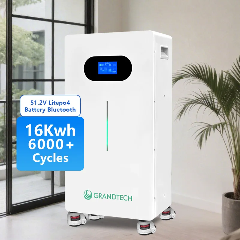 Touchscreen Høj kapacitet Lithiumbatteri Lifepo4 51,2 V 300 Ah 314 Ah 15 kWh 16 kWh Lifepo4 Batteri 48 V til Hjemmelagring af Strøm