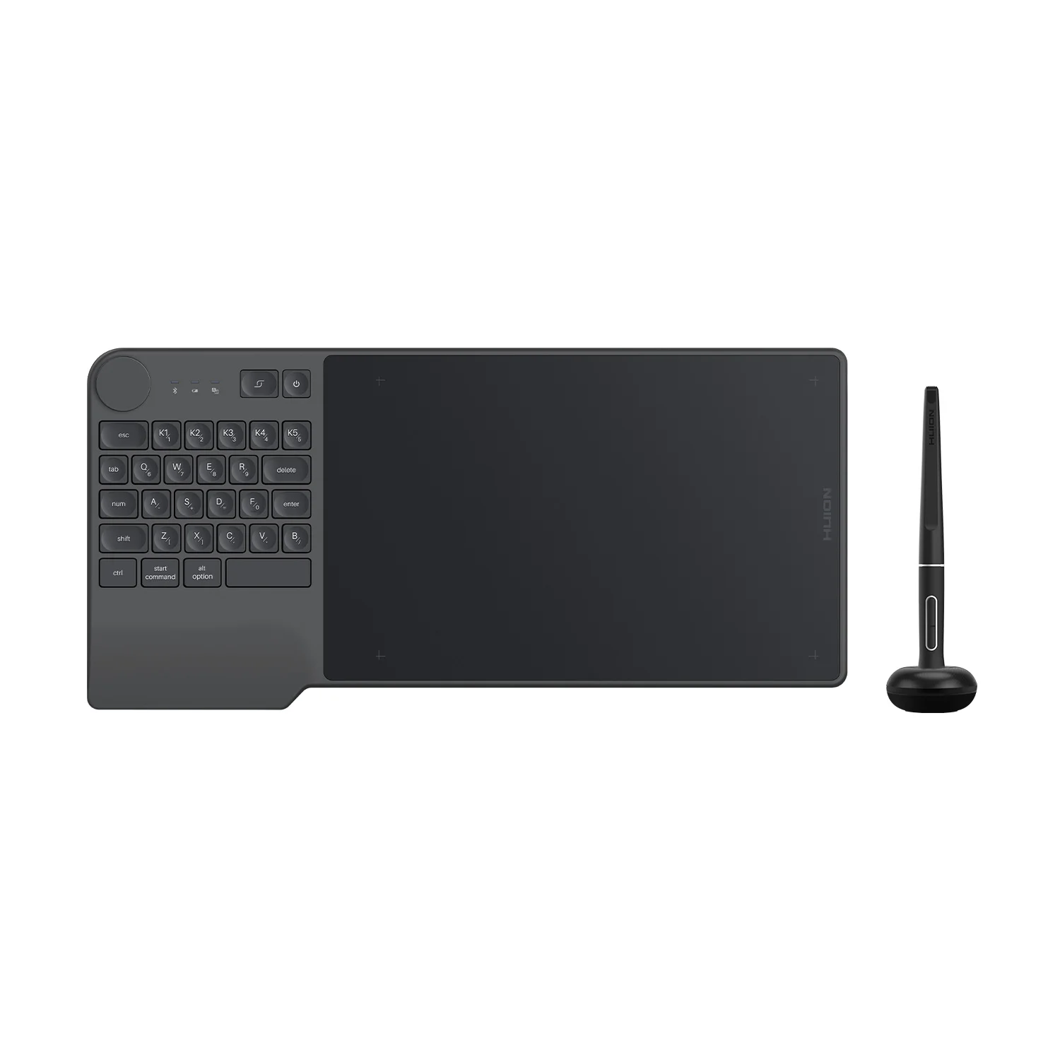 Huion Inspiroy KeyDail KD200 9x6 Inches Interactive Wireless Digital Pen Graphic Drawing Tablet with Keyboard