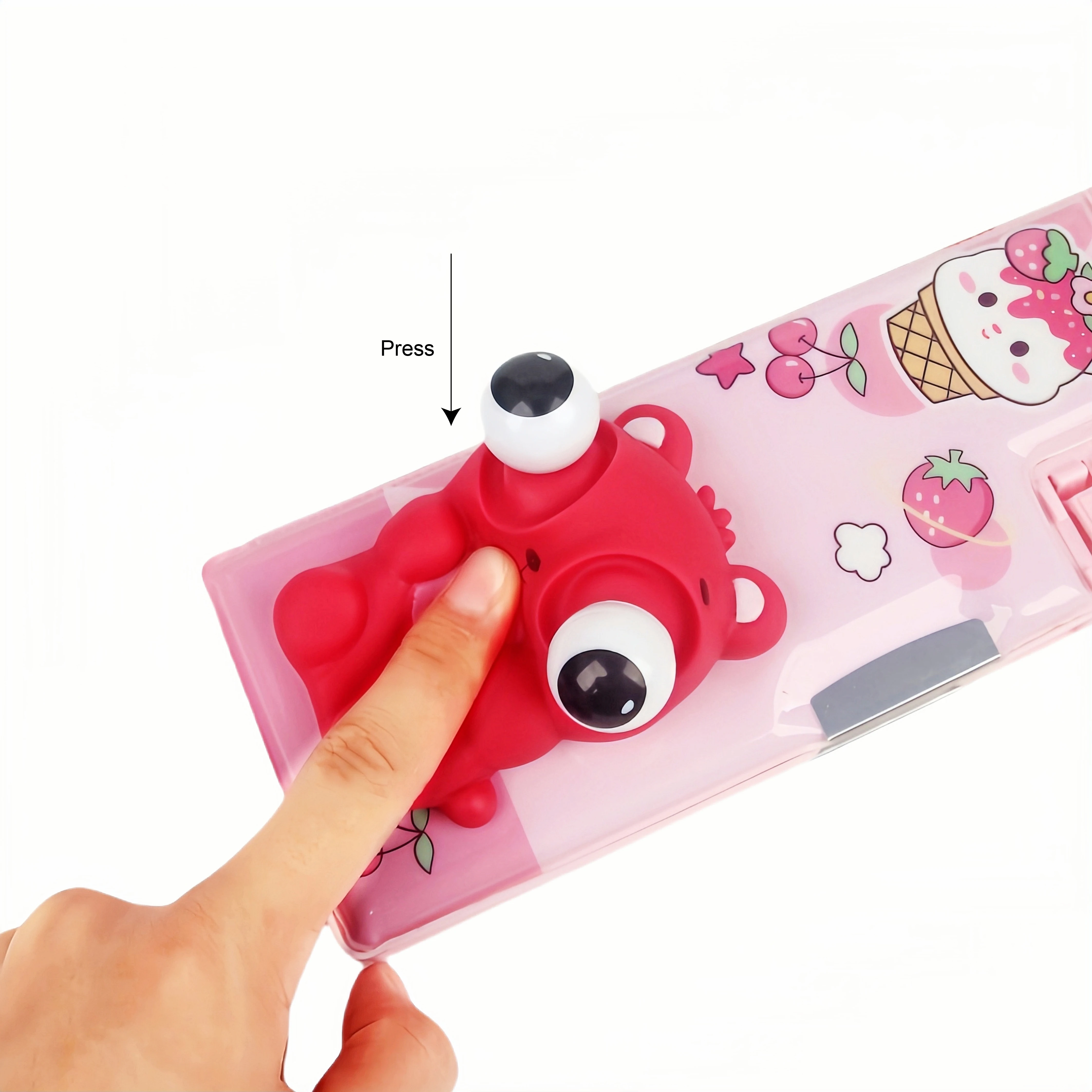 Cute Double Magnetic Pencil Case - Multifunctional Storage for