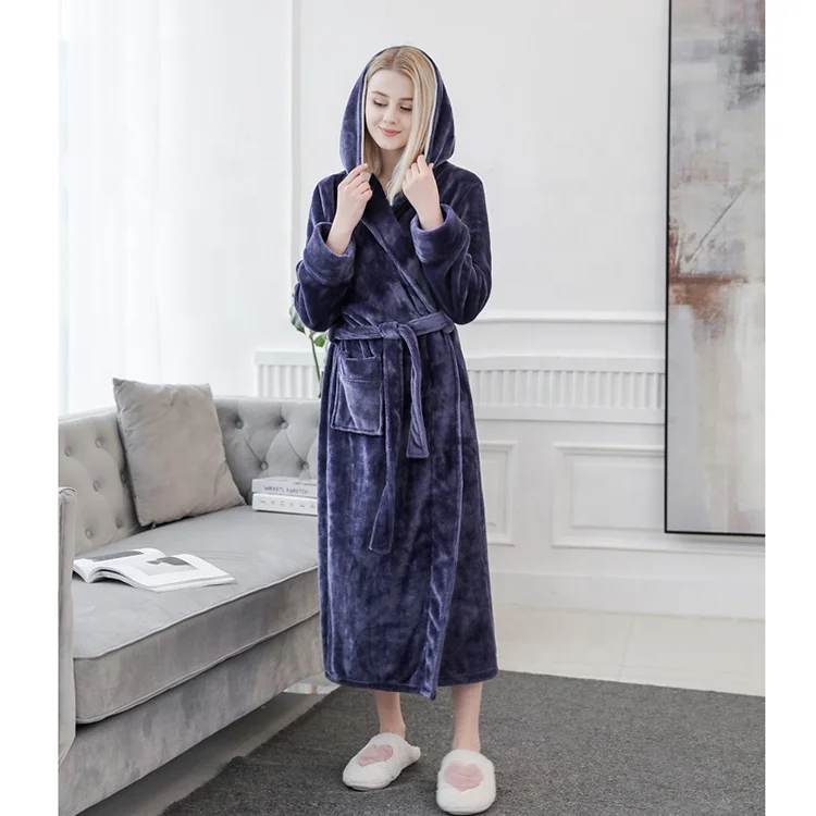 Super soft plus size robe Clearance
