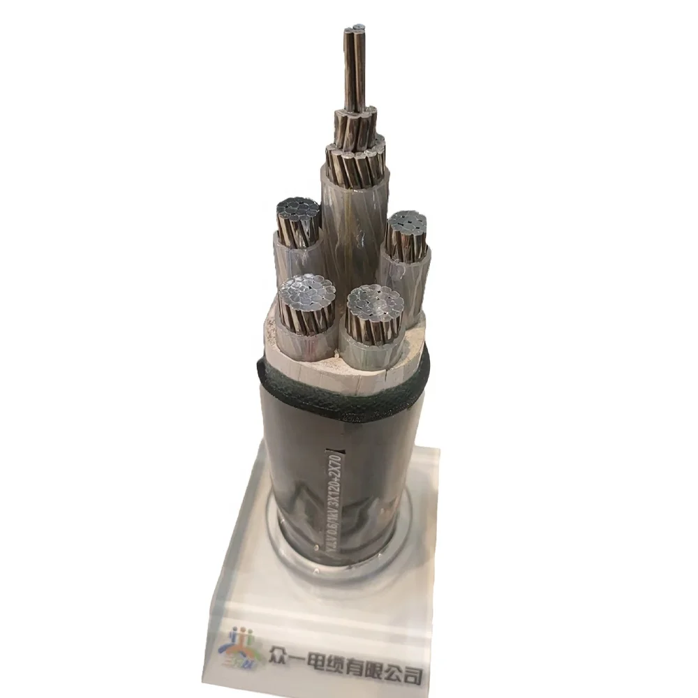 بيع مباشر من المصنع طاقة منخفضة الجهد ألومنيوم 5 نواة xple غمد pvc/كابل عزل/4/6/10/400 مم 2 للبناء