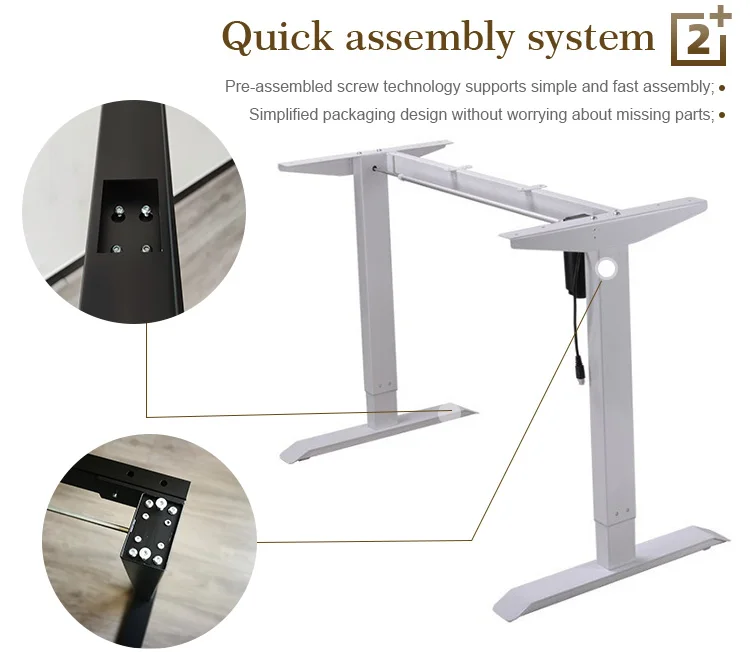 Sit Stand Standing Desktop Lift Table Adjustable Height Lifting Column