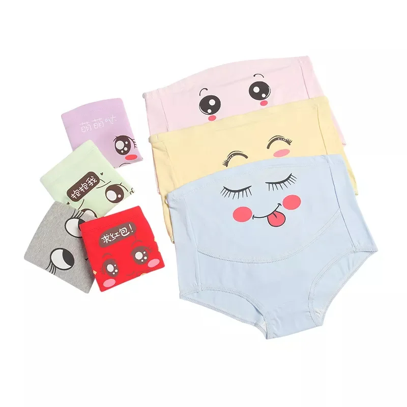 High Waist Cotton Women Pregnancy Panties Under Postpartum Briefs