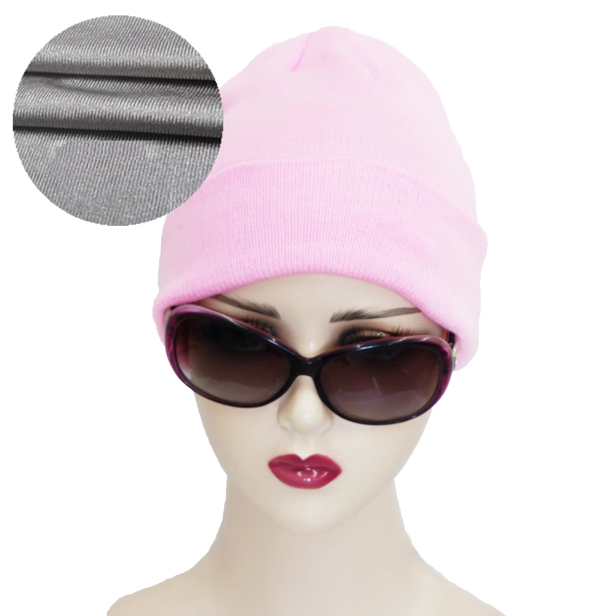 ЭМФ Защитная шапка для защиты от излучения вязаная шапочка унисекс