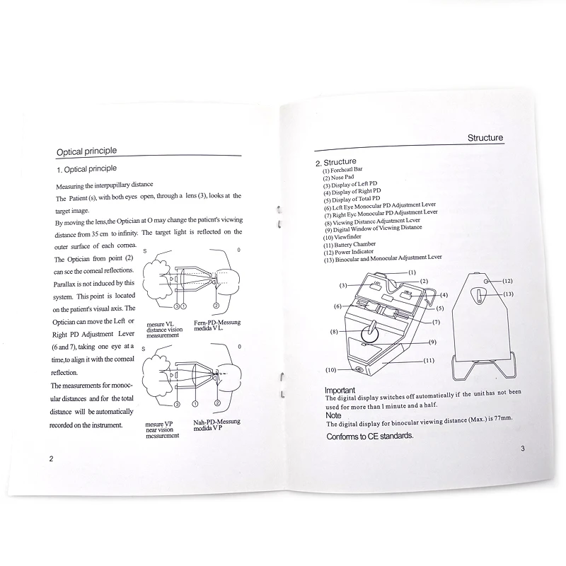Hot Selling Optical Equipment Pupil Measure LY-9C Digital With Low Price Pupilometer Pd Puilp Distance Meter