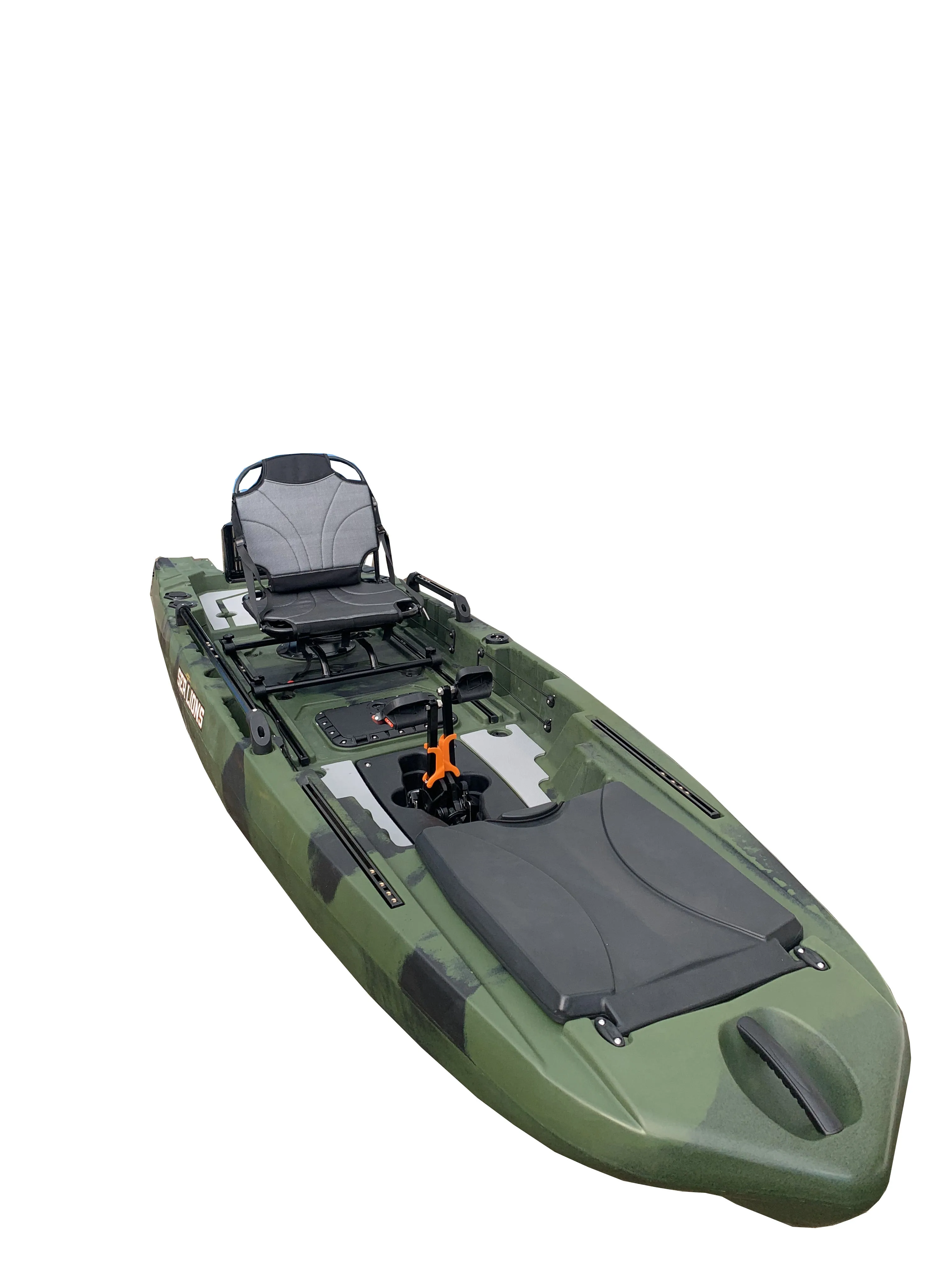 yuki＿k BKC PK12 Angler Sit-on-Top Single Pedal Fishing Kayak