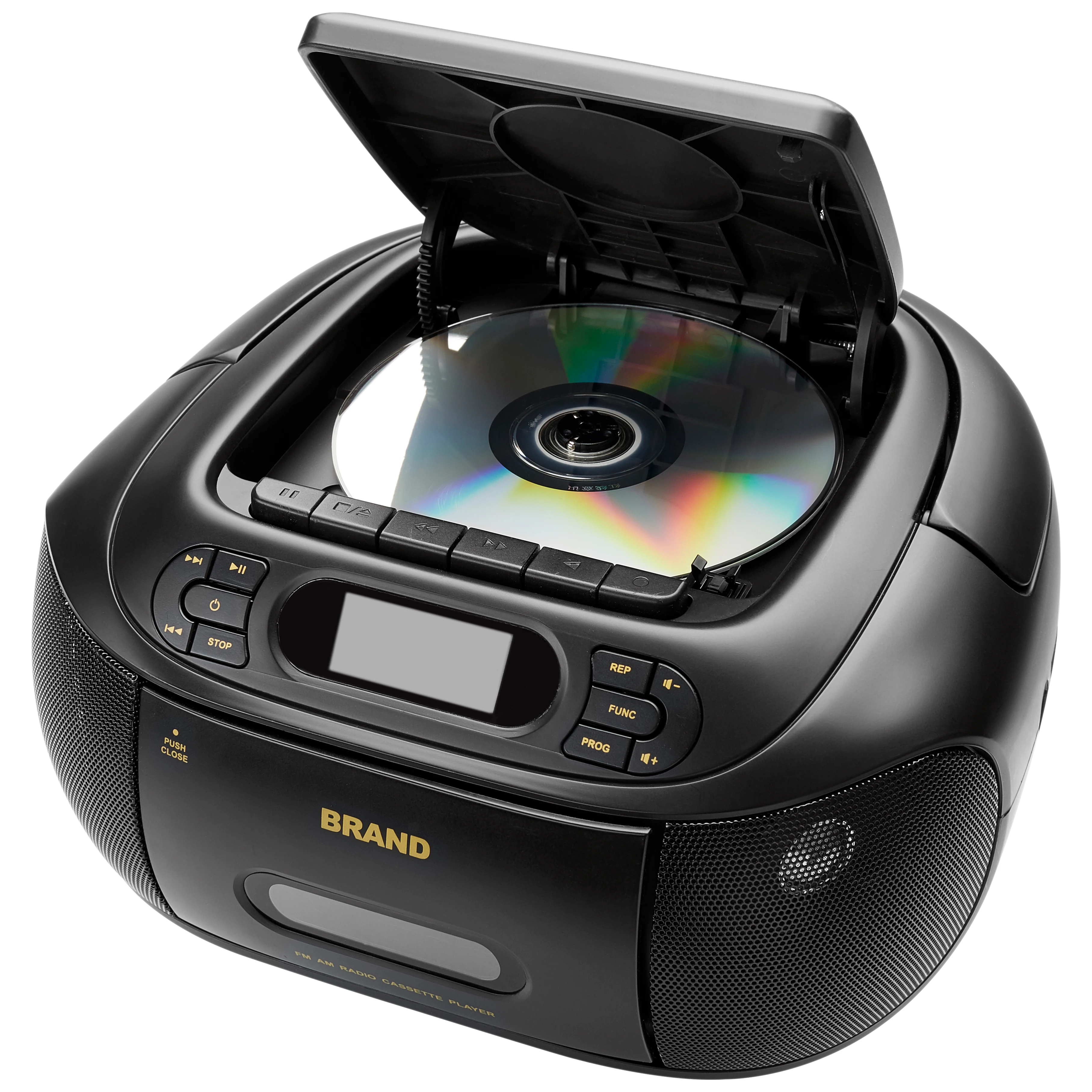 cd player portable boombox with fm radio/usbaux input and