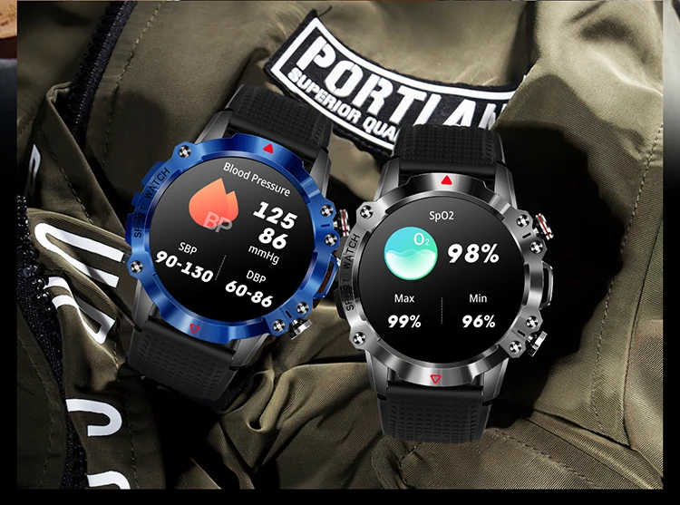 2023 Newest Kr10 Outdoor Sport Three Defenses Smartwatch Long Battery ...