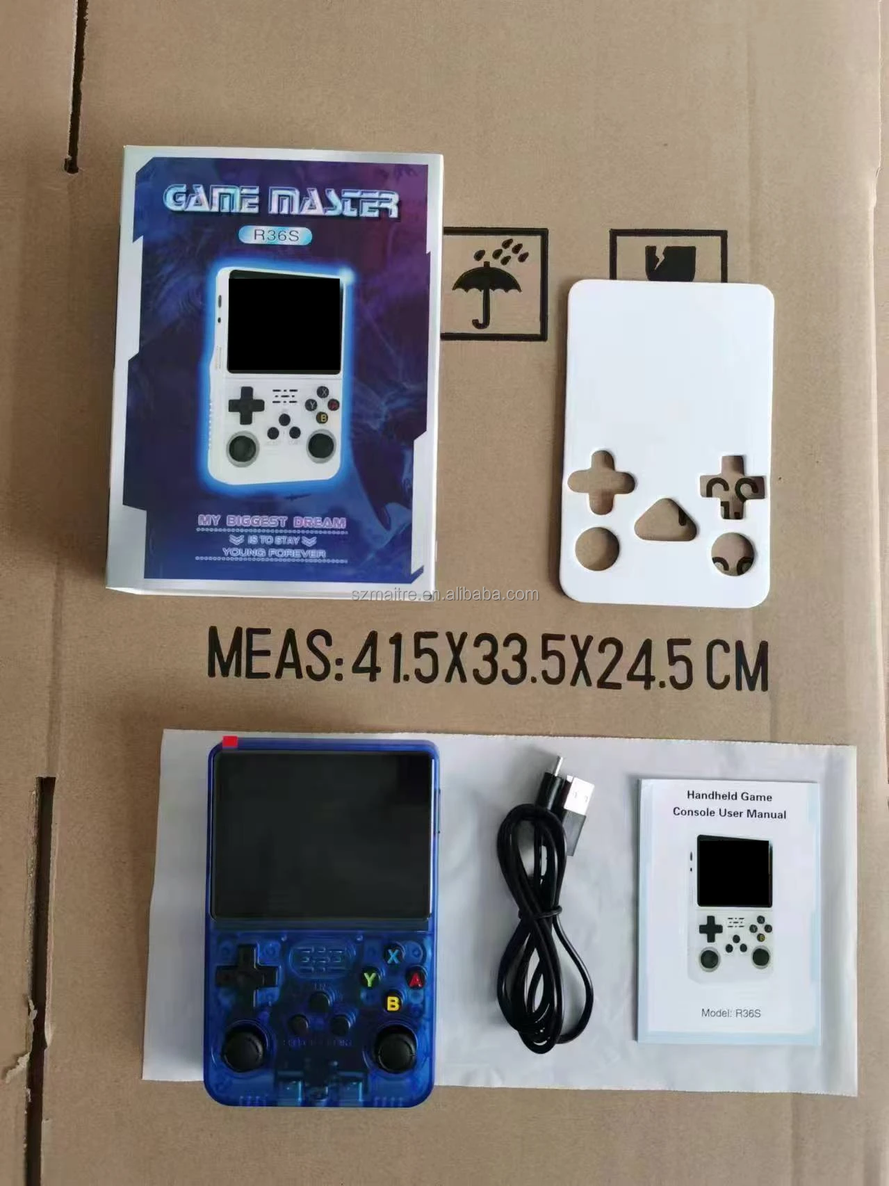 R36s ARKOS 2.0 Handheld Game Consoles - 20000+ Built-in Games
