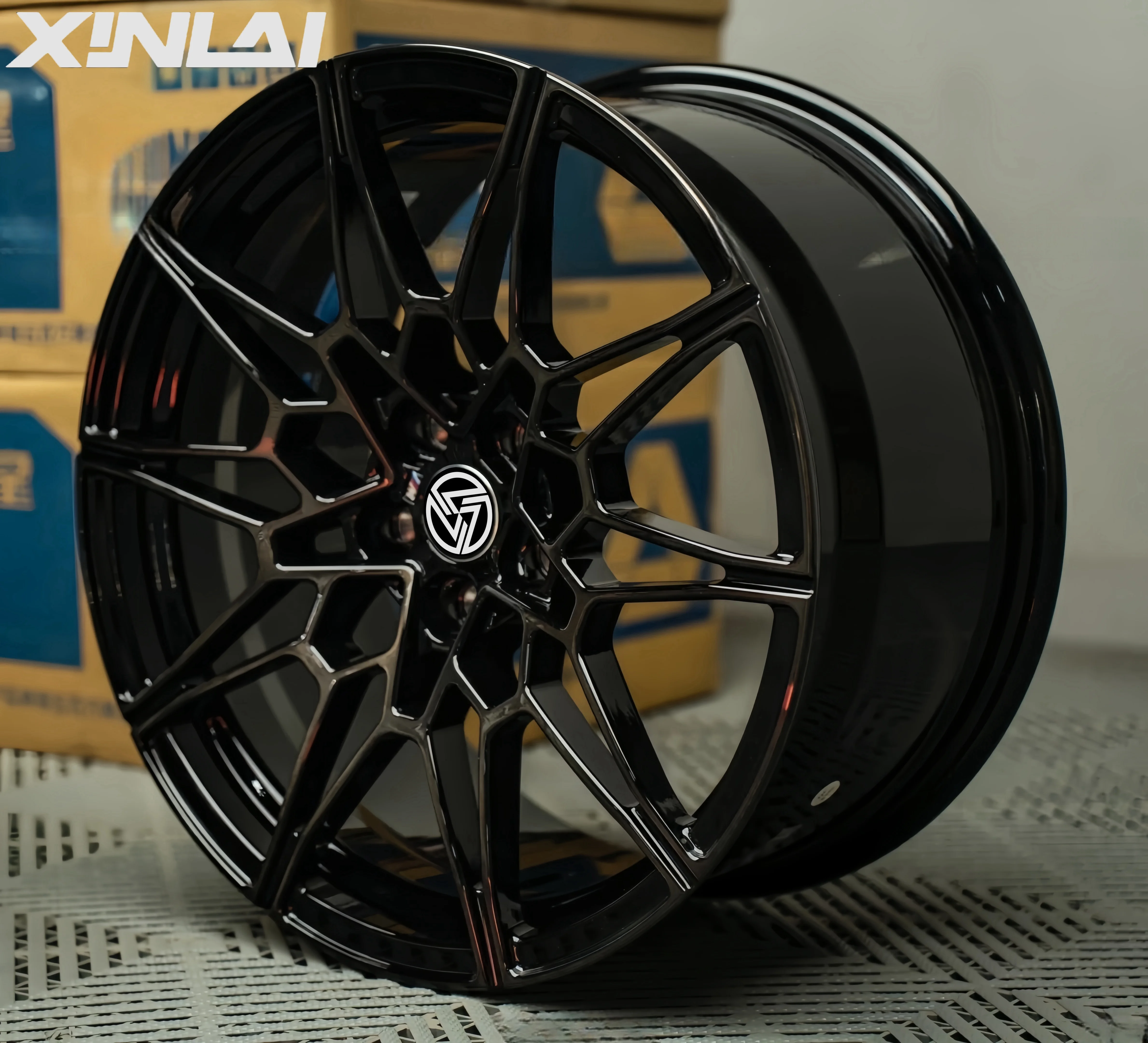 XINLAI Custom Concave Brushed Manufacturer Forged Wheels 18 19 20 21 22 23 24 Inch Rims Finish Passenger Car Wheels for BMW - Image 1