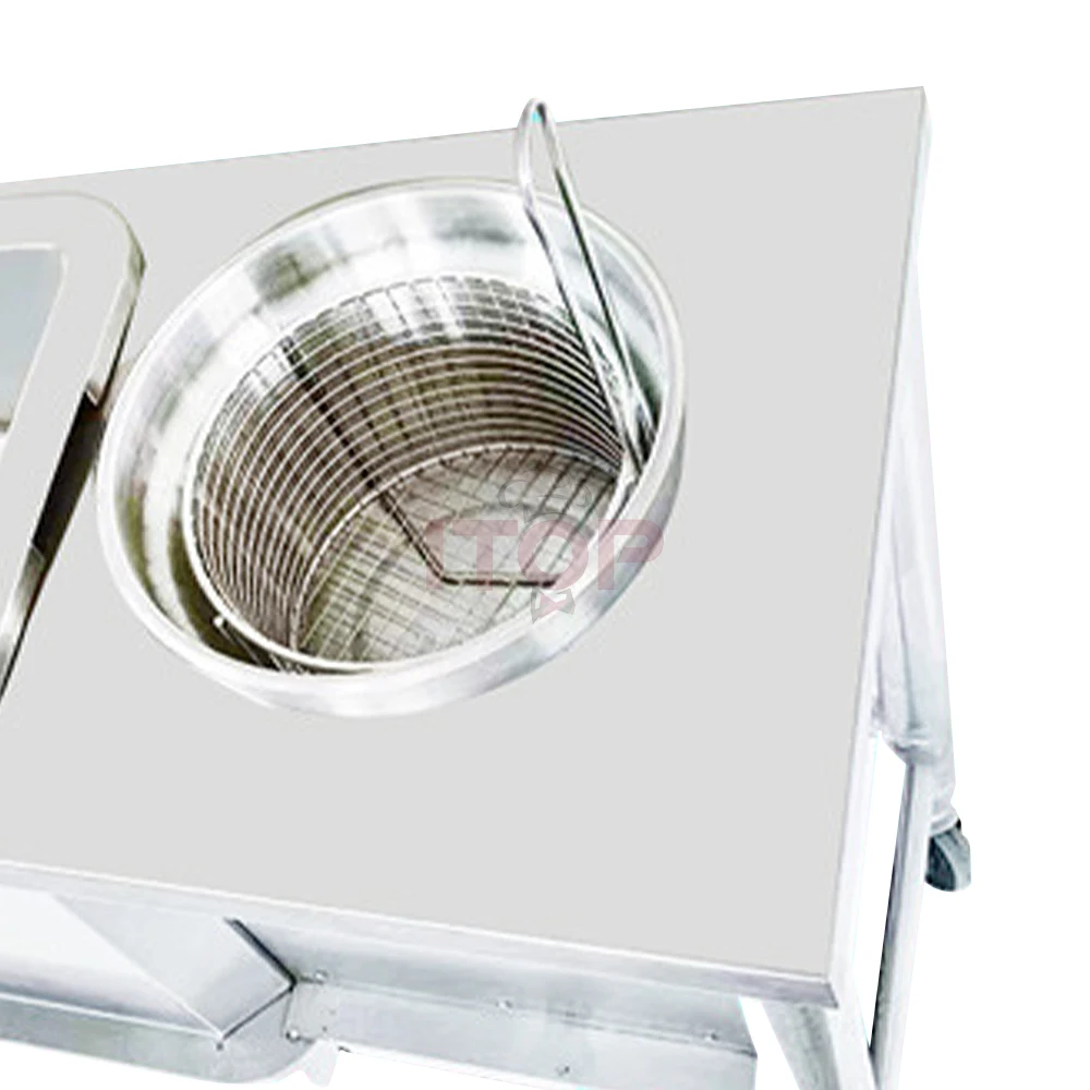 Chicken Breading Table Powder Machine Catering Equipment Breading Stainless Steel Chicken Wrapping Powder Table