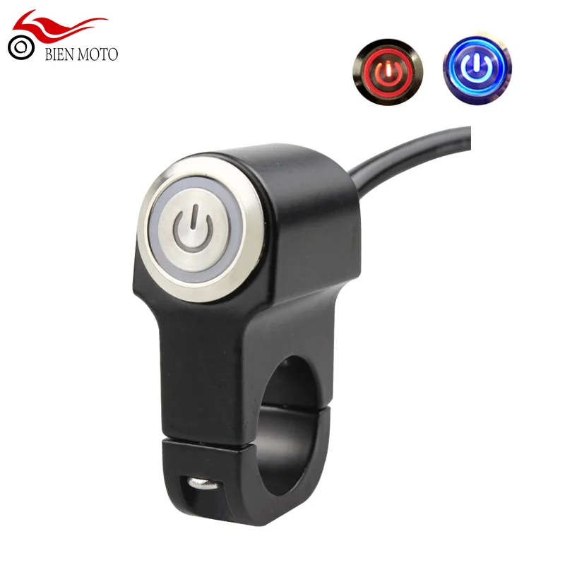 Interrupteur Guidon Moto Universel 7/8" (22mm) – Phare/Antibrouillard ON-ON-OFF 3 Fils