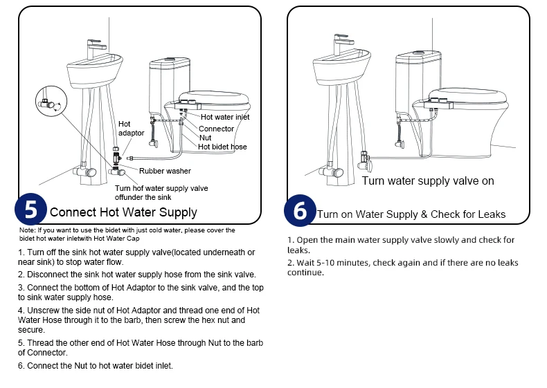 New Design Warm and Cool Water Super Slim Bidet Toilet Attachment, Modern Muslim Mechanical Dual Nozzle Shattaf Bide details