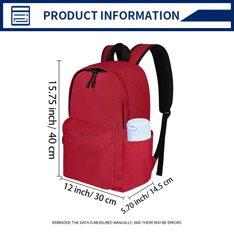 china manufacturers print on demand unique plain sports kids school office gym fitness retro backpack with logo