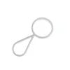 Silicone handle small white