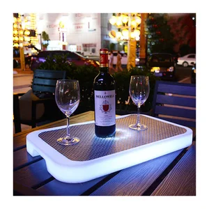 Wholesale Barware Multi Color Serving Tray Led Light Source (cc529)