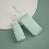Zipper bag with mint green