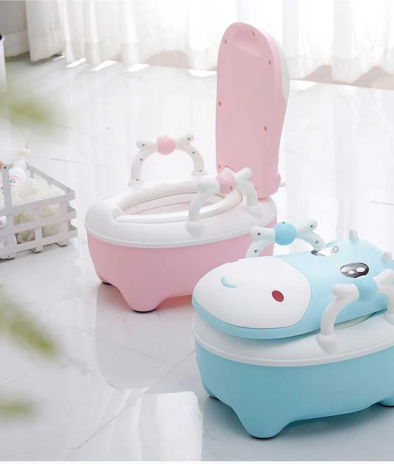 Kids Cute Plastic Carton Portable Toilet For Baby Bathroom Toddler ...