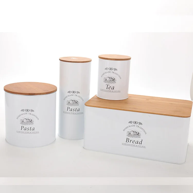 Durable Tea Coffee Sugar Canisters Sustainable Storage