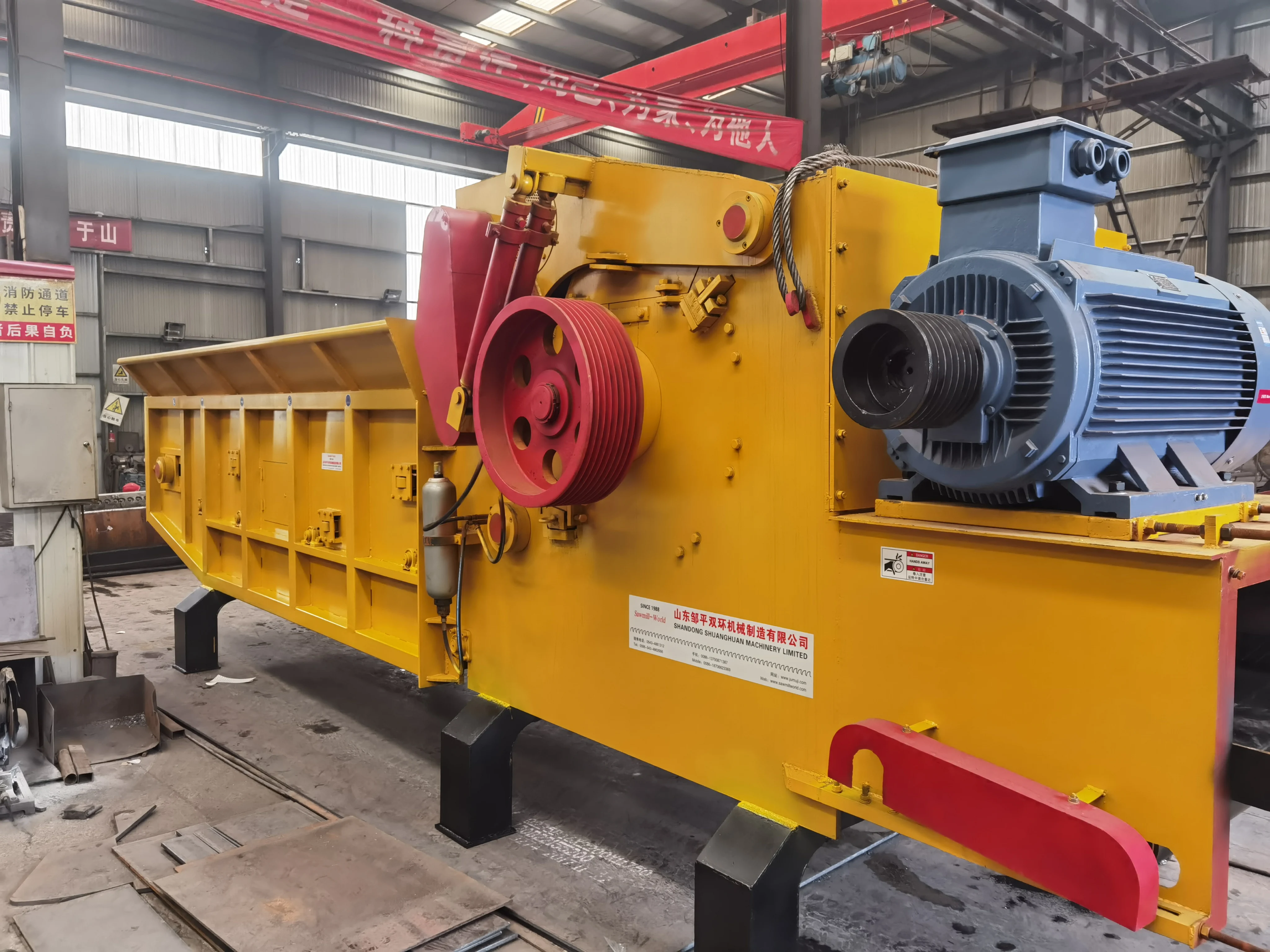 Mill Pallet Loader Wood Pallet Crusher - High Productivity & Reliable Service