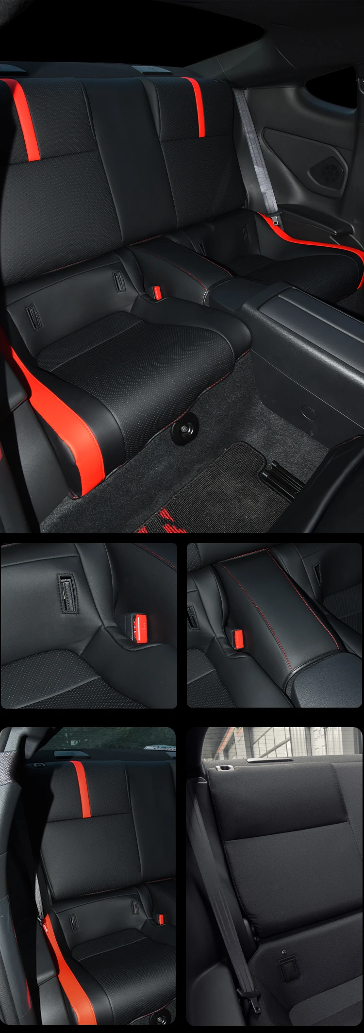 Zd8 Brz Zn8 Gr86 Universal Car Seat Cover Leather Soft Full Around Seat