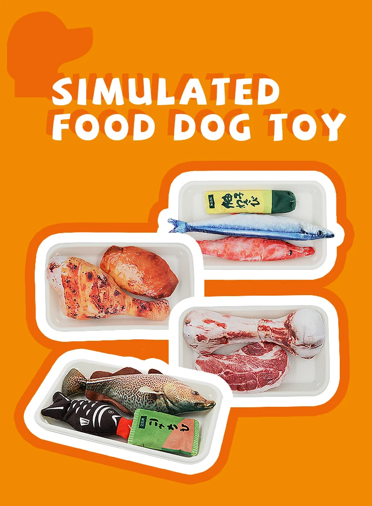 Famipet Custom New Arrival Simulated Food Designer Soft Stuffed