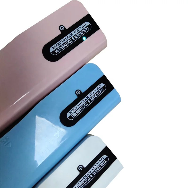 Портативная вилка и ложка UVC со светодиодной подсветкой для личной гигиены, набор палочек для еды, столовые приборы, зубная щетка, очиститель, общественная посуда, УФ стерилизатор