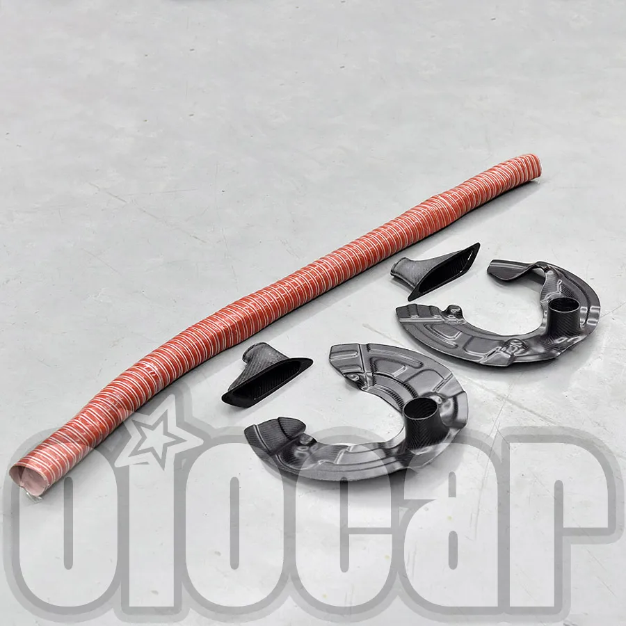 Front Brake Carbon Cooling Air Duct Plate Kit For BM F87 M2 M2C M2 Competition