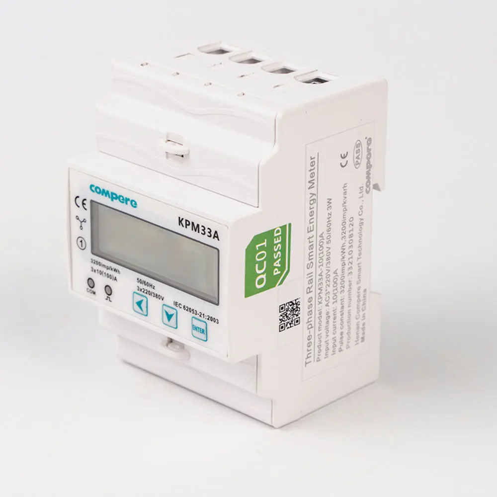 ELCONPONENT AEM33 3-PHASE SUB MULTI-PARAMETER kWh Electricity Meter DIN RAIL 