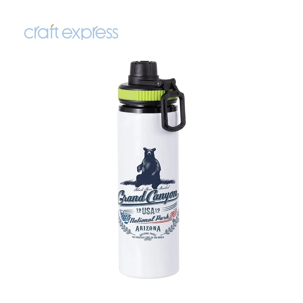 Craft Express Wholesale Custom Logo 850ml Aluminium Sublimation Blanks outdoor Sports Drinking Water Bottle