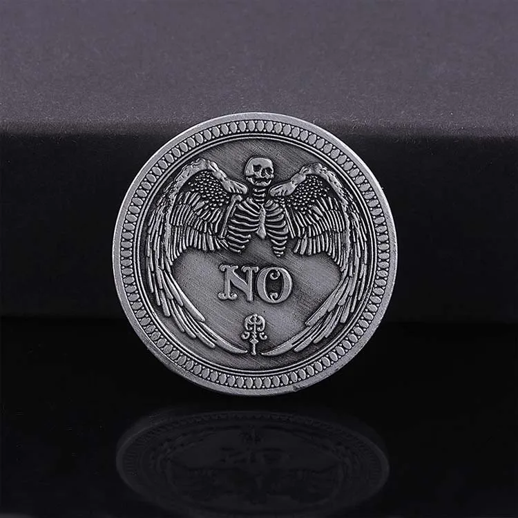 Metal Craft Commemorative Coin Yes or No Souvenir Collectible Challenge Coins