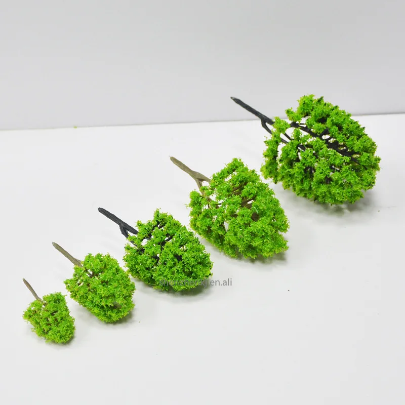 Model Trees Railroad Diorama Mini Scenery Plastic Scale Scene Decoration Building Landscape Accessories