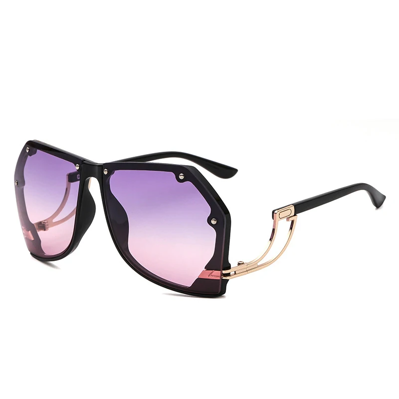 Twooo 2763 New Style Oversized Colors Frame High Quality Metal UV400 Protection PC Lense aperçu 3