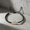 Corde noire tortue diamant
