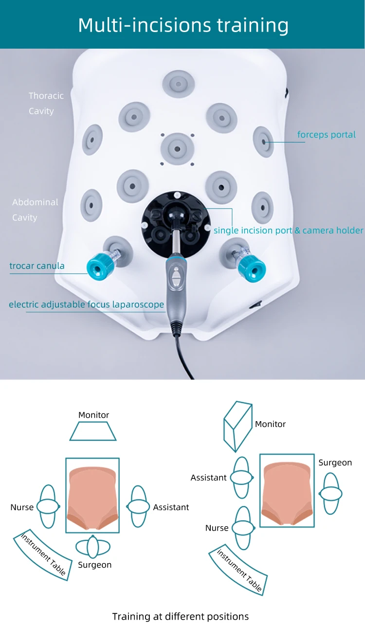 Laparoscopic Training Box - Endoscopy Simulator Trainer