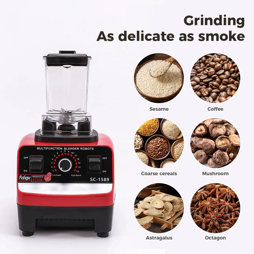 SC-1589 Silver Crest 2 in 1 Commercial Blender for Smoothies & Dry