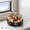 Assiette ronde noire, 25*25*6,5 (moyenne)