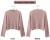 Polyester Cropped Rib Fuzzy style