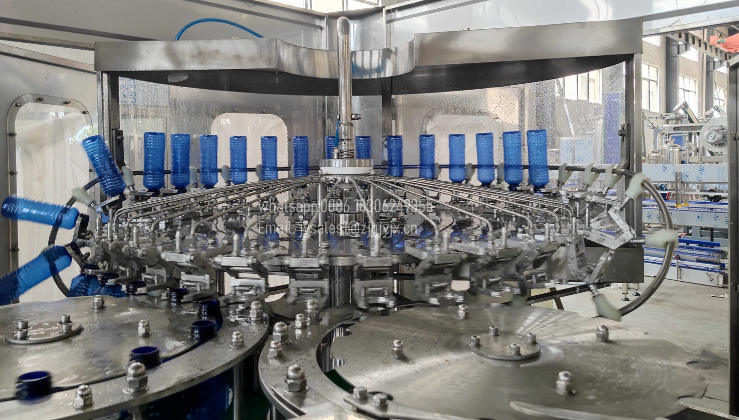 Monobloc 3 In 1 Hot Juice Bottling Plant Filler Machinery Equipment