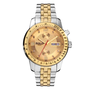 Luxury Marine Multi-Functional Mechanical Wristwatch 22mm Stainless Steel Band Water Resistant Calendar Pointer Business Charm