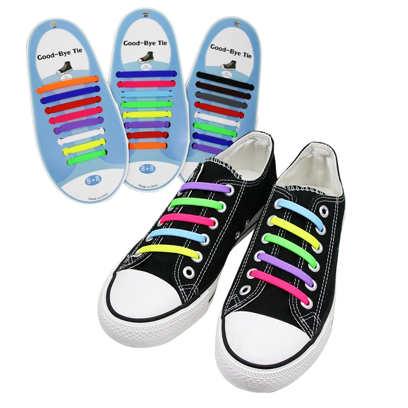 No Tie Shoelaces for Adults and Kids, Elastic Shoe