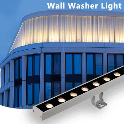 LED-Wandwaschlicht IP65 wasserdicht, extrem hell, Farbwiedergabeindex Ra90, Aluminium, Wechselstrom 85–265 V, für Außenbau- und Garten-Landschaftsbeleuchtung