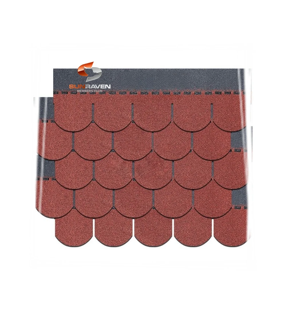 Fish Scale Bituminous Tiles Composite Roof Shingles Architectural Asphalt Shingles