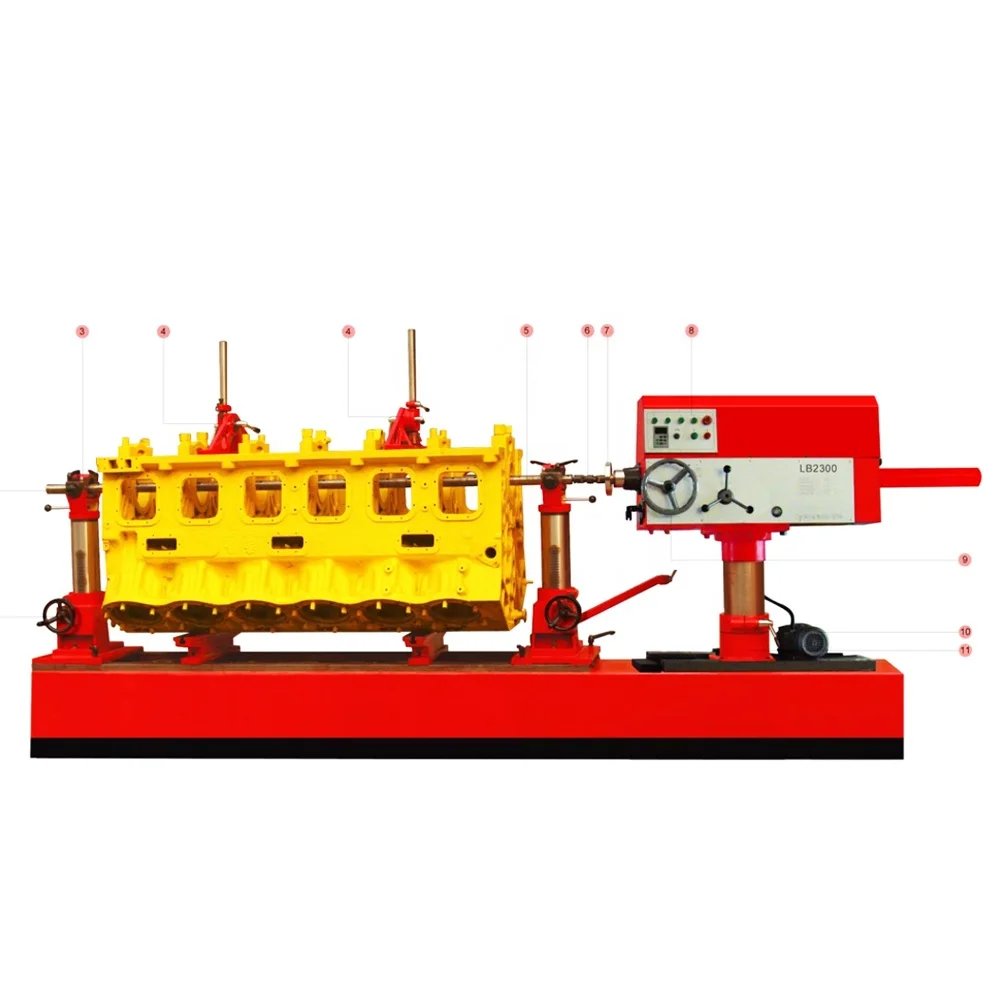 LB2300 Line Boring Machine for Auto Engine Cylinder Heads Blocks