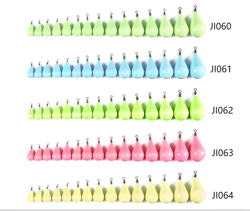 30 Pièces Poids De Pêche En Forme De Goutte - Lot Plombs Mélangés 10 Tailles 2g à 40g, Plombs Coulée Pour Rivière Lac Océan