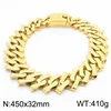Collar pulido oro 45cm * 32mm